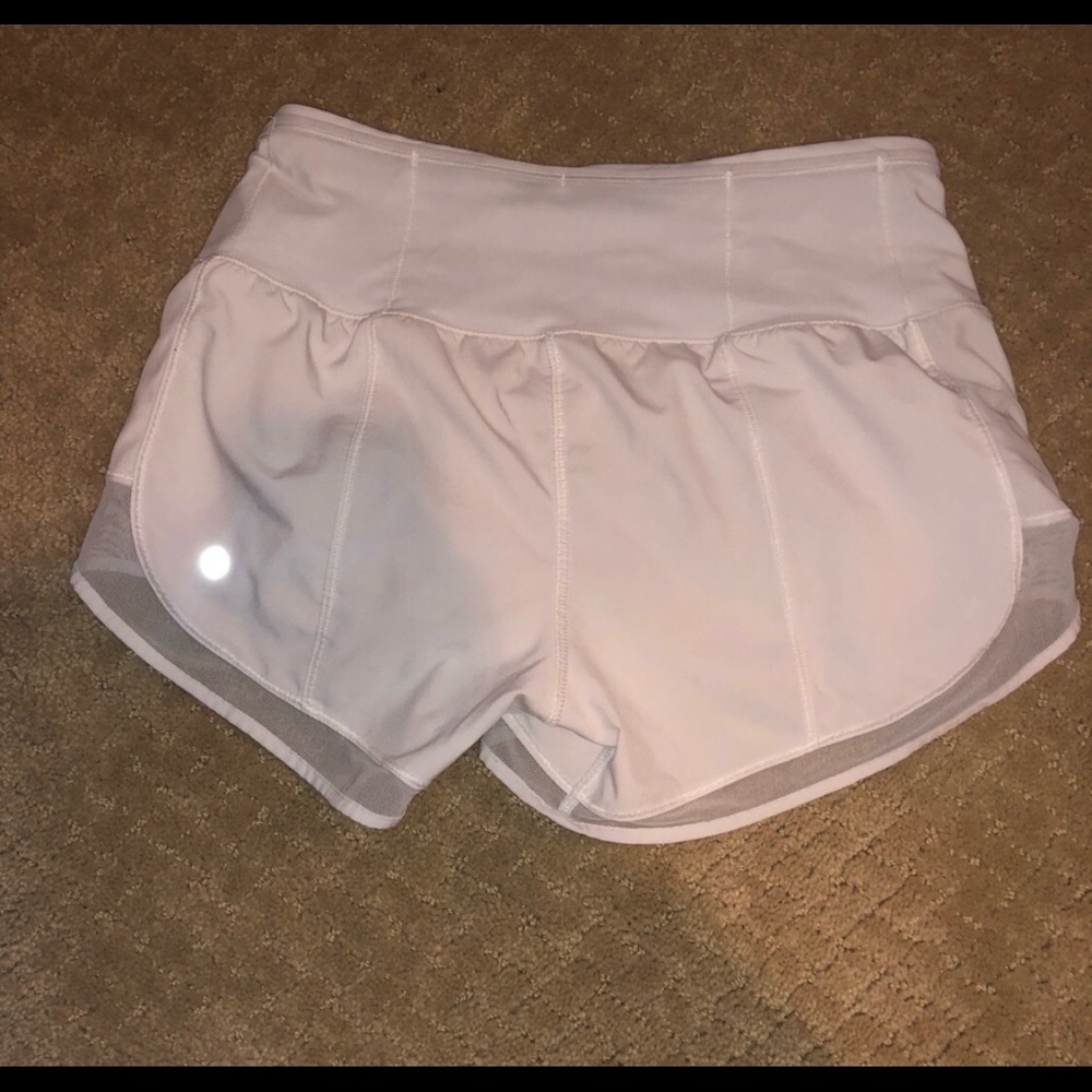 Lululemon white shorts